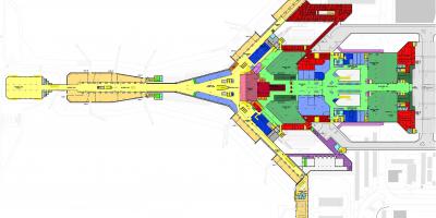 מפה של שיח ' סעד נמל התעופה של כווית
